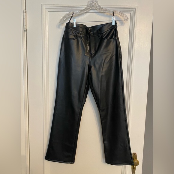 NWT Banana Republic Cropped Leather Pants - Picture 4 of 5